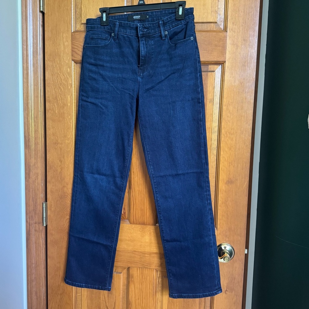 🔥 SALE! 5 for $20 🛍️ Hudson Jeans Women's Deep Indigo Straight Leg Jeans